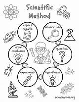 Scientific Method Coloring Sheet sketch template