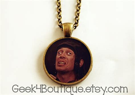 Steve Buscemi Mr Deeds Antique Bronze Custom Length Necklace