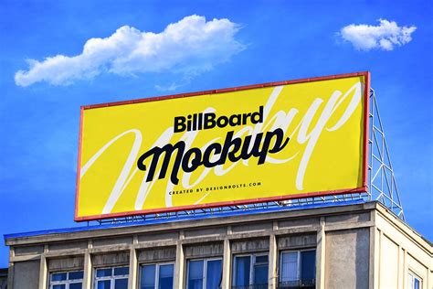 Free Building Billboard Mockup (PSD)