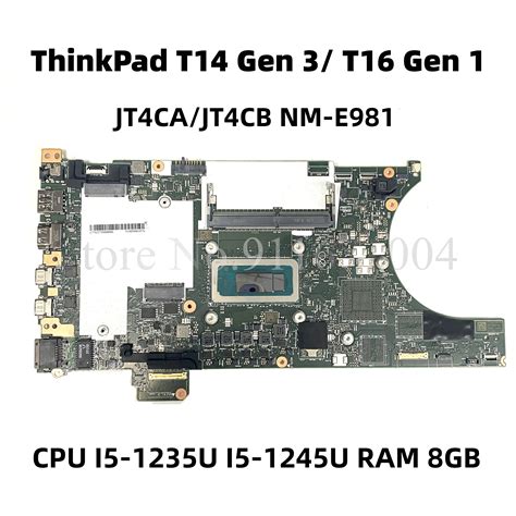 5B21J39288-For-Lenovo-ThinkPad-T14-Gen-3-T16-Gen-1-Laptop-Motherboard ...