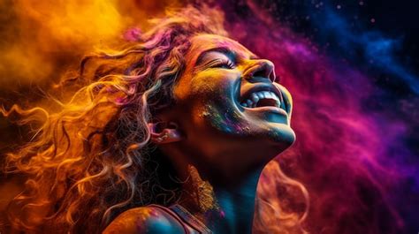 Premium Photo | Holi Festival Of Colours Portrait of happy indian girl in traditional hindu sari ...