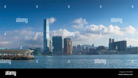 Skyline of Tsim Sha Tsui, Kowloon, Hong Kong Stock Photo - Alamy