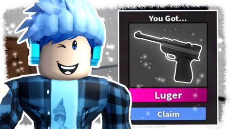 BLACK LUGER IS IN MM2!! - YouTube