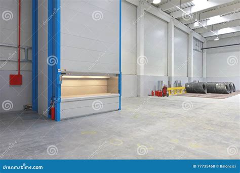 Warehouse stock photo. Image of factory, logistic, workstation - 77735468