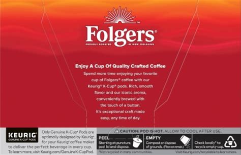 Folgers® Classic Roast® Medium K-Cup® Coffee Pods, 12 ct - Fred Meyer