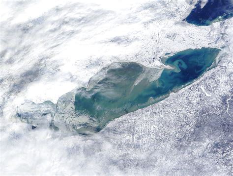 MODIS satellite image - Lake Erie | MODIS satellite image. L… | Flickr