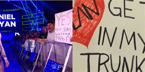 The 9 Funniest Fan Signs in WWE History – Wild News