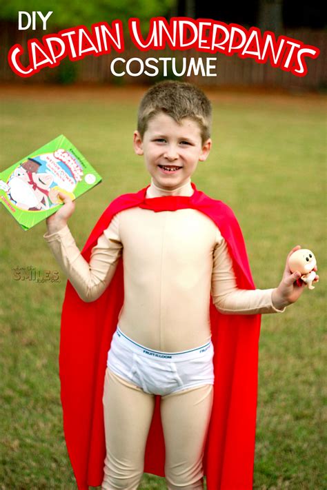 DIY Captain Underpants Costume for Book Character Day or Halloween!