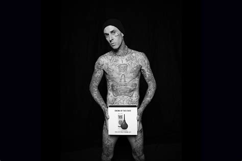 Naked Travis Barker Becomes Liquid Death 'Enema' Kit Spokesman | Flipboard