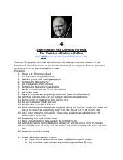 Zinc Iodide Reaction Lab.docx - 4 Determination of a Chemical Formula ...