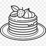 Pancake White Clipart Pancakes Syrup Coloring Pages Maple Day Clip  sketch template