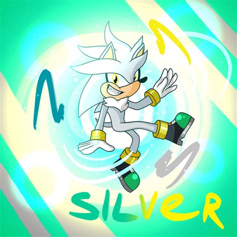 Silver the hedgehog Fan art by RubycatYulia on DeviantArt