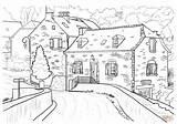 Country Town View coloring page  Free Printable Coloring Pages sketch template