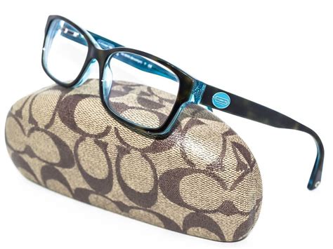 Coach Women's Eyeglasses HC6040 5116 Dark Tortoise & Teal Frame 52[]16 135 Case #Coach ...