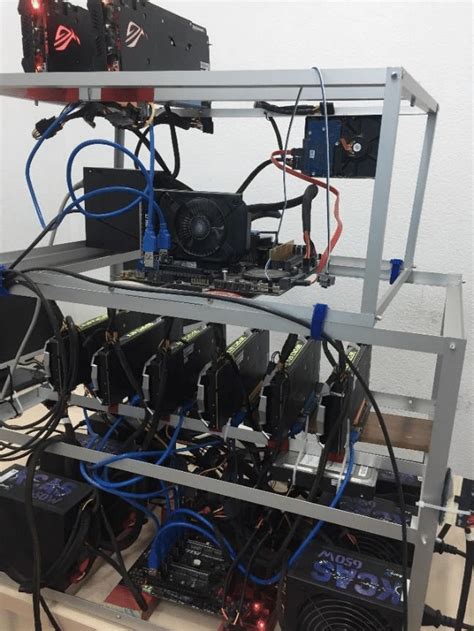 -Example of cryptocurrency miner setup: at the bottom level Setup #1 is... | Download High ...