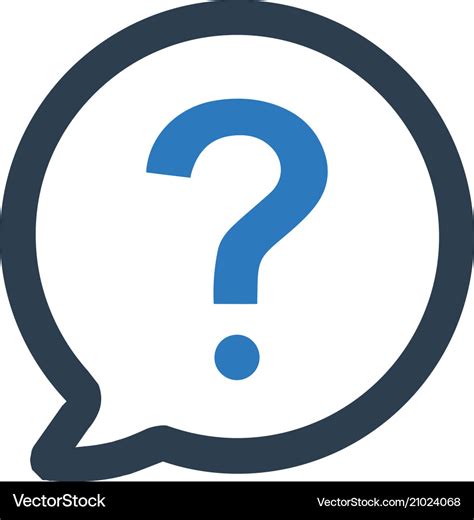 Ask question icon Royalty Free Vector Image - VectorStock