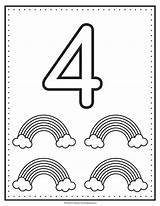 Printable Number Coloring Pages For Early Learners sketch template