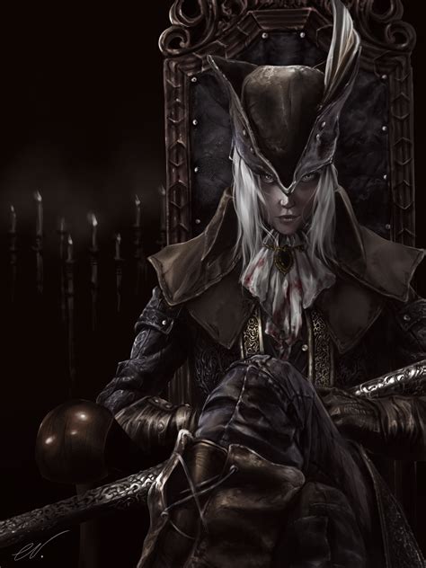 Lady Maria from "Bloodborne" fan art on Behance