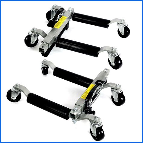 Hydraulic Wheel Dolly Jack Lift 2PC 1500LBS Capacity Positioning Car Hoists Moving Vehicle Heavy ...