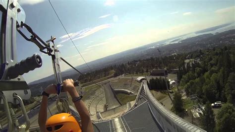 Holmenkollen Zipline - YouTube