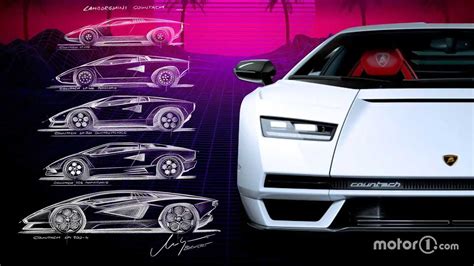 See Design Evolution Of Lamborghini Countach Over 50 Years