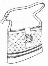 Coloriage Sac à Main Gucci  Coloriages Gratuits Imprimer sketch template
