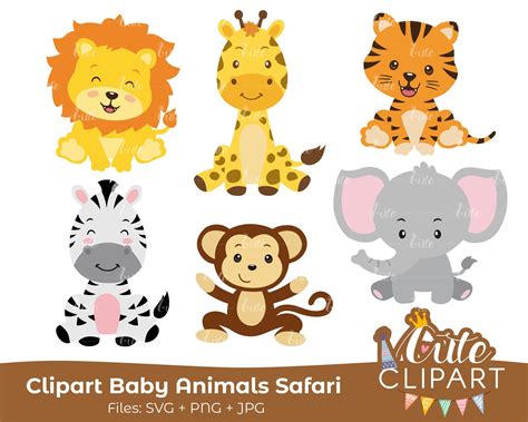 Cute Safari Animals Circle - Animals World