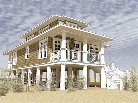 Beach House Plans Pilings Southern Living - House Decor Concept Ideas