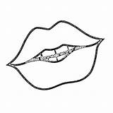 Lips Coloring Pages Printable For Free Download sketch template