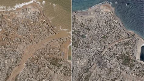 Libya flood map: Scale of destruction revealed in satellite images, and why storm proved so deadly