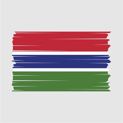 Gambia Flag Vector 21842861 Vector Art at Vecteezy