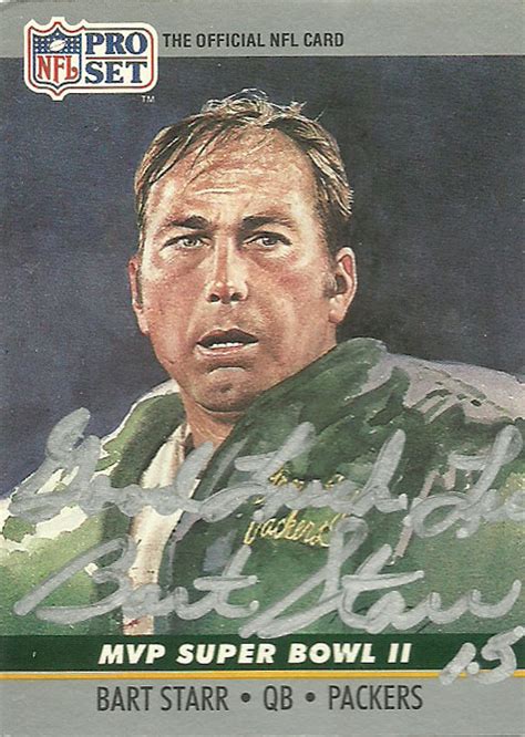 Starr, Bart (1934-2019) | The Football Autograph Encyclopedia