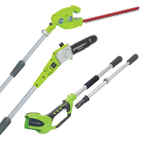 Greenworks 40V 4.0Ah Cordless Li-Ion 2-in-1 Pole Saw / Hedge Trimmer (Skin Only) | The Grit