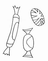 Candy Coloring Pages Free Printable PDF sketch template