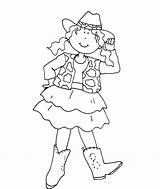 Cowboy Cowgirl Coloring Pages At GetColoringscom  Free Printable sketch template