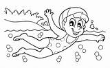🖍️ Summer Girl Swimming  Printable Coloring Page For Free Puplacom sketch template