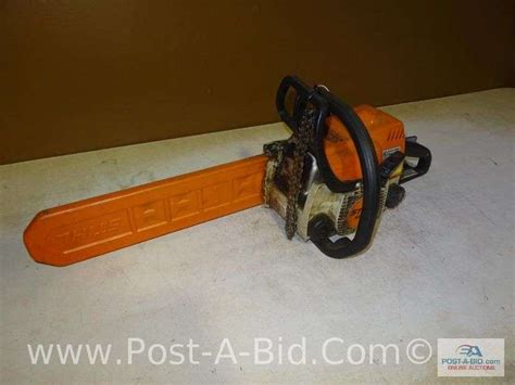 STIHL MS 170 Chainsaw, 14" Wit - Elsenpeter Auctions & Real Estate, Inc. dba Post-A-Bid.Com