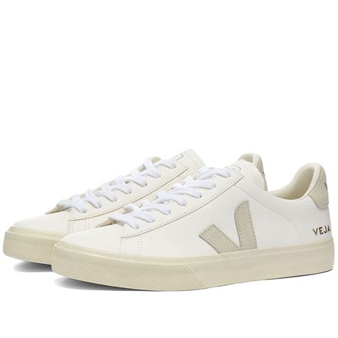 Veja Womens Campo Sneaker White & Natural | END.