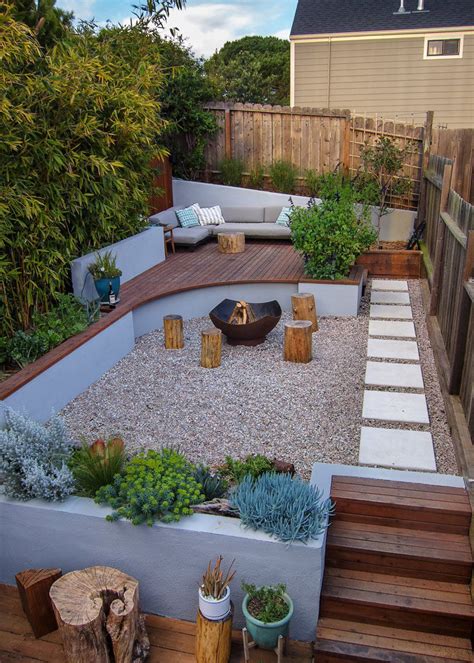 Multiple Levels Give This Small Yard Room For Entertaining