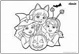 Nick Jr Halloween Coloring Pages At GetDrawings  Free Download sketch template