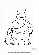 Free Ogre Coloring Page  Printables Kidadl sketch template