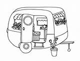 Cute Caravan coloring Page  Download Print Or Color Online For Free sketch template
