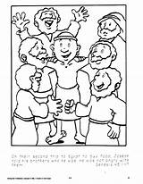 Joseph In Prison Coloring Sheet Pages sketch template