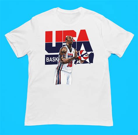 Kobe Bryant Dream Team USA Basketball 2024 Premium Blend Jersey T ...