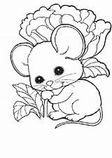 Cute Mouse Coloring Page At GetDrawings  Free Download sketch template
