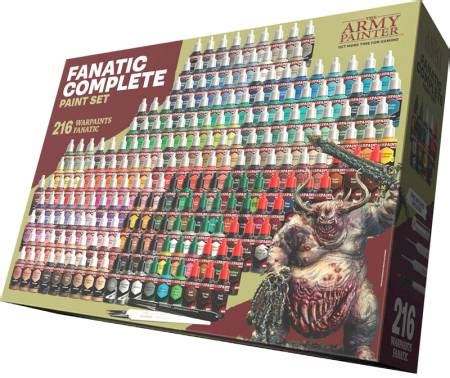 Michigan Toy Soldier Company : Army Painter - Warpaints Fanatic: Complete Paint Set