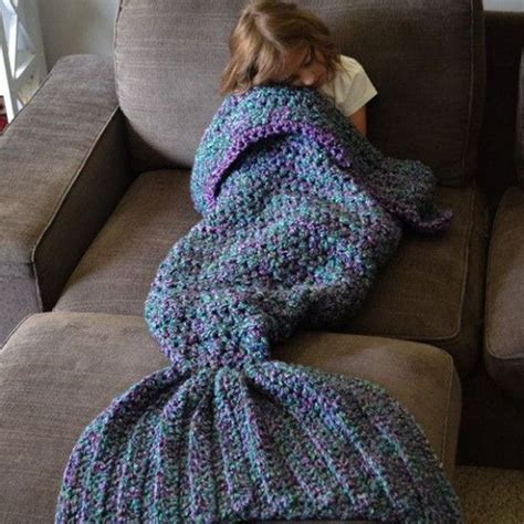 Comfortable handmade mermaid tail blanket, mermaid blanket · of girl · Online Store Powered by ...