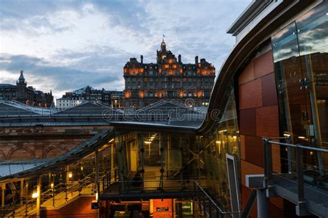 Waverly Station with Hotel Balmoral in Edinburgh Editorial Stock Photo - Image of edinburgh ...