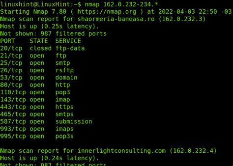 Nmap Flags and What They Do