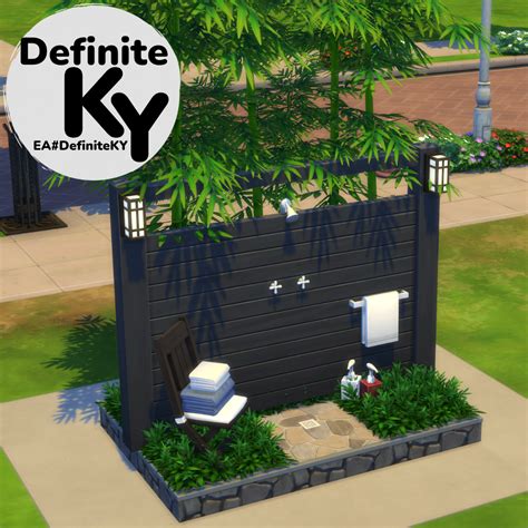 Pool Shower 5x4 | DefiniteKY | Sims house, Sims house design, Sims 4 ...